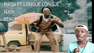 FHISH NJOH featuring LONGUE LONGUE Official Video  DBLAK REACT [upl. by Alanah621]