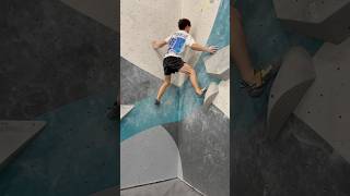 This boulder looked IMPOSSIBLE 😳bouldering climbing shorts [upl. by Ackley]