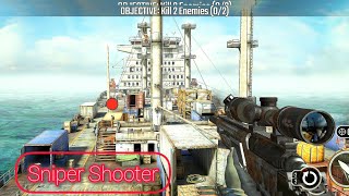 Titan Ship Sniper Shooter 🎯🔥titans sniper sniper3d shootergames 🔥🔥 [upl. by Fiorenza]