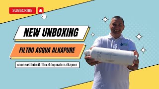 Unboxing Filtro Acqua Depuratore Alkapure [upl. by Freda]