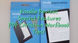 Kindle Paperwhite Signature Edition Review Special features and tips [upl. by Kylah]