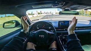 500HP SUPRA Cutting Up In Traffic  POV MKV Supra [upl. by Iat680]