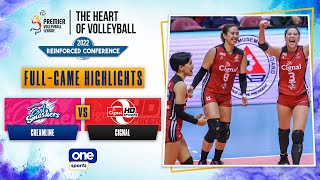 Cignal vs Creamline semis highlights  2022 PVL Reinforced Conference  Nov 27 2022 [upl. by Anaib974]