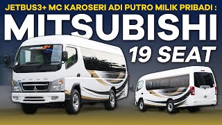 JETBUS3 MC Karoseri Adi Putro Milik Pribadi dengan Chassis Mitsubishi Fuso FE71 19 Seaters [upl. by Neleh]