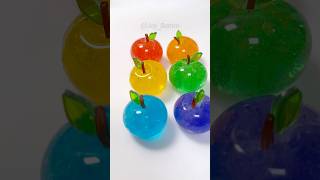 🌈사과 말랑이 만들기🍎Apple Squishy DIY with Nano Tape 실리콘테이프 [upl. by Emlyn201]