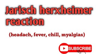 Jarisch herxheimer reaction pronunciation [upl. by Eyoj728]