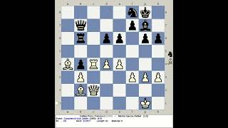 Vallejo Pons Francisco vs Merino Garcia Rafael  Canaries Chess Olympiad U16 1995 Spain [upl. by Hanah435]