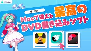 Mac向けのDVD焼く・書き込み・作成ソフトおすすめ【2024最新】 [upl. by Euqimod]