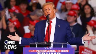 WATCH LIVE Trump holds campaign rally in Allentown Pennsylvania [upl. by Anak742]