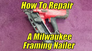 How to fix a Milwaukee nail gun [upl. by Salangi]