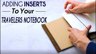 How To Refill a Travelers Notebook [upl. by Enelhtac]