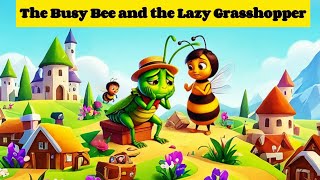 Why Hard Work Pays Off The Tale of the Busy Bee and the Lazy Grasshopper [upl. by Dnartreb61]