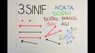 3SINIF GEOMETRİ NOKTADOĞRUDOĞRU PARÇASIIŞINAÇI [upl. by Aile]