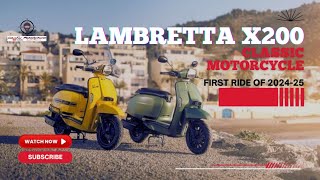 2025 New Lambretta X200 l MustHave for Vintage and Classic Scooter Lovers [upl. by Eddina561]