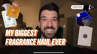 My Biggest Fragrance Haul EVER fragrance perfume haul amouage tauer [upl. by Gove103]