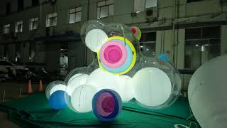 Digital Inflatable Balloon Colorful Clouds for AdvertisingInflatable Decortion [upl. by Aeet742]