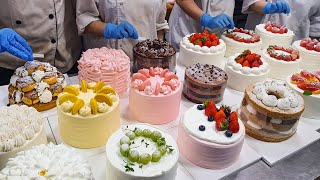 Amazing Cake Decorating Technique  Making a Variety of Cakes  Korean Street Food [upl. by Ileray]