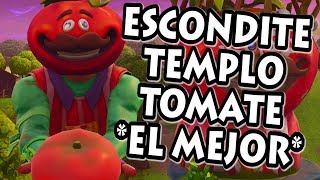 JUGANDO AL ESCONDITE en 🍅 TEMPLO TOMATE 🍅 EL MEJOR ESCONDITEFORTNITE PERSONALIZADAS [upl. by Cirda]