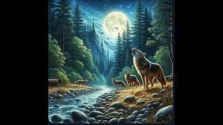 Coyote Pack Howling In the Night coyote wildlife nature night [upl. by Juna530]