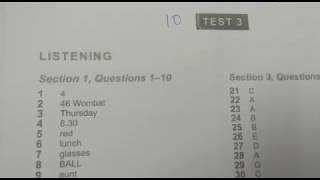 Early Learning Childcare Centre Enrolment Form Answer Key CI 10 TEST 3 THREE LISTENING ANSWER KEY [upl. by Oregolac]