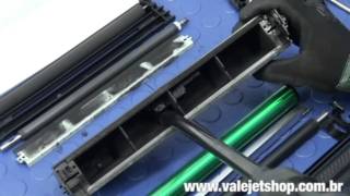 Vídeo Recarga Toner Samsung SCX D5530B  SCX 5530FN  Vídeo Aula Valejetcom [upl. by Norag]