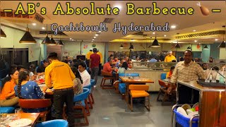 ABs  Absolute Barbecue Gachibowli Hyderabad  Buffet Restaurants [upl. by Eimat]