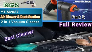 Wireless Vacuum Cleaner Review  Air Blower amp Dust Cleaner  Rechargeable Cardless Vacuum Machine [upl. by Gerty]