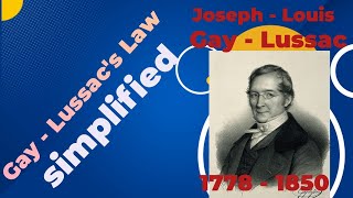 Gay Lussacs Law Simplified [upl. by Saunder]