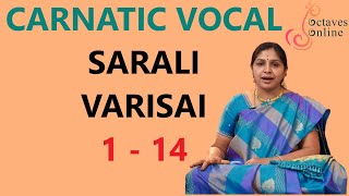 Sarali Varisai  1  14 All three speeds [upl. by Onirotciv198]