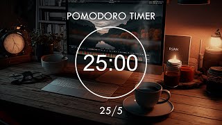 255 Pomodoro Timer  Lofi Mix  Coffee Background Lofi Music  4 x 25 min  Focus Station [upl. by Nnaeiluj]