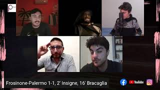 FrosinonePalermo 11 il trionfo della mediocrità  LIVE [upl. by Aba]