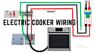 ELECTRIC COOKER WIRING [upl. by Ellac]