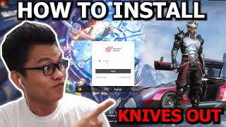 HOW TO INSTALL KNIVES OUT and MY GAME SETTINGS Knives Out [upl. by Bren]