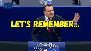 🔥 Dominik Tarczyńskis Bold Speech Poland Doesnt Need Educated Immigration 🇵🇱 [upl. by Nesral602]