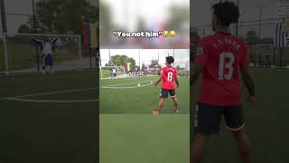 Youre not him ishowspeed ishowspeedreaction footballplayer funny ishowspeedreacts speed [upl. by Bannasch]