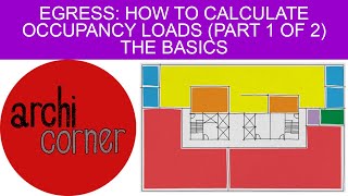 AC 010  Egress How to Calculate Occupancy Loads Part 1 of 2  The Basics [upl. by Cohlier]