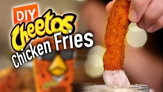 DIY CHEETOS CHICKEN FRIES [upl. by Eerazed251]