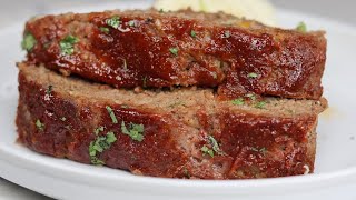 The Perfect Homemade Meatloaf Recipe  How To Make Meatloaf [upl. by Arammat506]