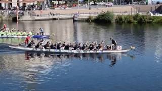 Drachenbootrennen in Mülheim an der Ruhr 2016 [upl. by Assirim]