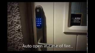 Yale Doorman working with a Visonic alarm system [upl. by Elleron]