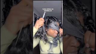 Turning Nothing into Something Quick Braid Transformation Ep1 ✨💇🏾‍♀️ Shorts [upl. by Adnotal962]