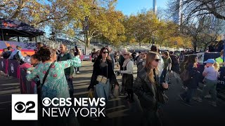 Runners preparing for NYC Marathon on Sunday [upl. by Yentihw642]