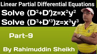 Linear partial differential equations with constant coefficients Part 9 by Rahimuddin Sheikh [upl. by Eerrahs]