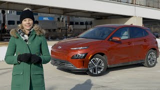 2022 Hyundai Kona Electric Review — Carscom [upl. by Buyse]