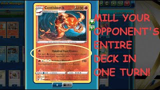 Discard Your Opponents ENTIRE DECK In ONE TURN With Centiskorch From Sword and Shield  Pokémon TCG [upl. by Greenwell]