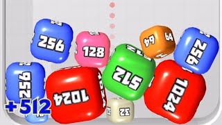 2048 Cubes 3D  Merge Number Game All Levels Gameplay Walkthrough  ios Android Lvl 120 Part 1 [upl. by Pape]