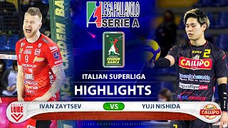 IVAN ZAYTSEV VS YUJI NISHIDA  Highlights  Italian Superliga  2022 [upl. by Imak404]