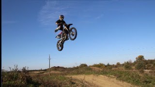 backyard fmx ramp testing [upl. by Nnylodnewg]