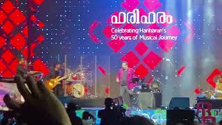 Hariharan doing steps on stage and audiance enjoying it at Calicut beach [upl. by Garneau]