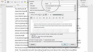 How to Create Character Styles in Word 2016 [upl. by Izy116]